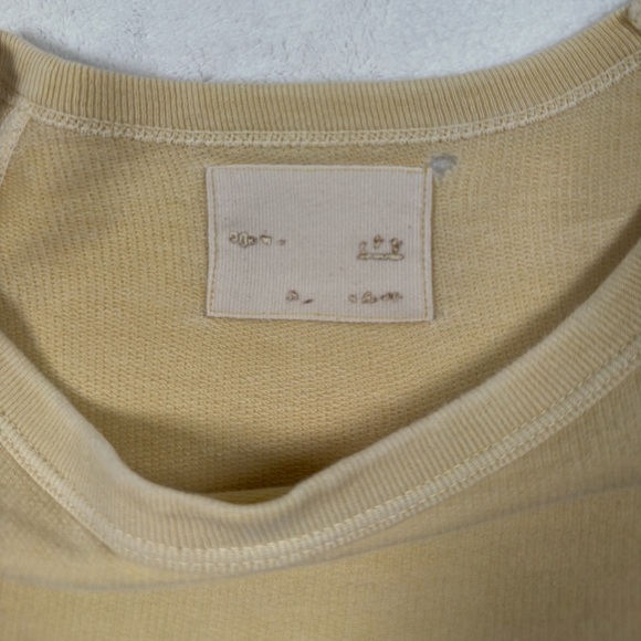 Golden Aesthetics Raglan Short-Sleeve Sweatshirt - Cream - Size L - Picture 6 of 7